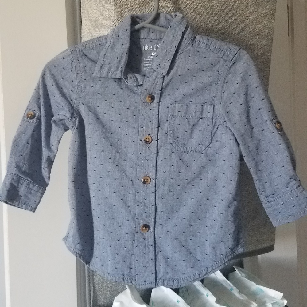 Okie dokie Brand Button up 12 mo